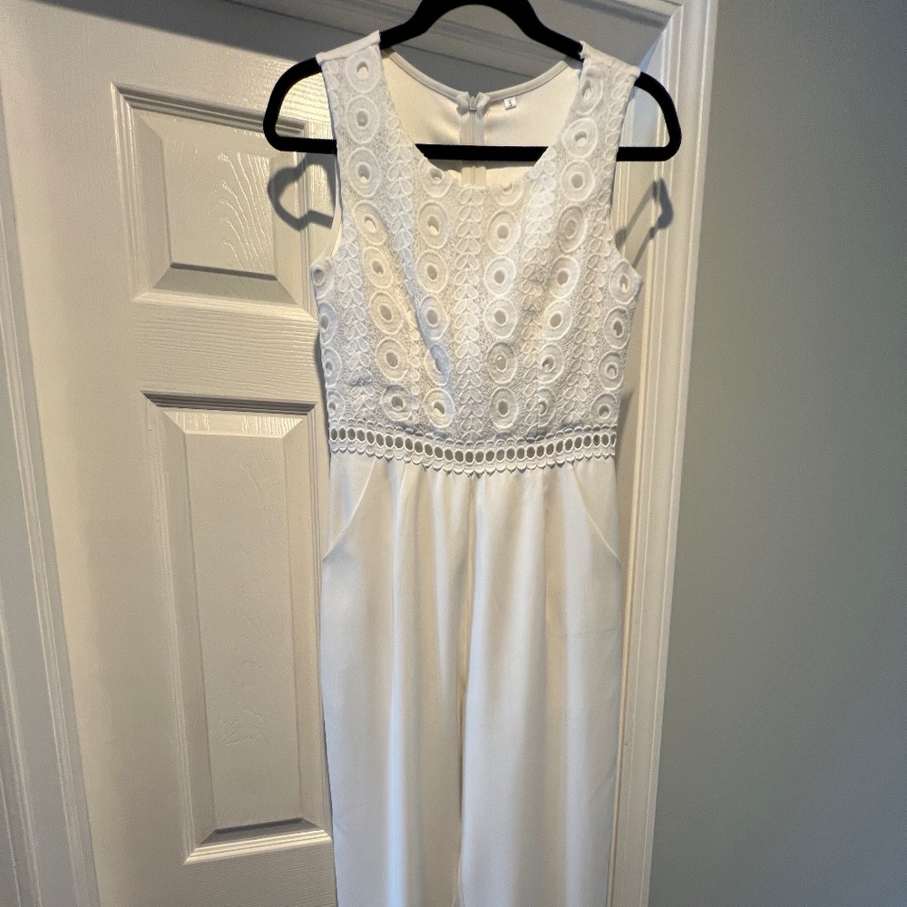 White jumpsuit